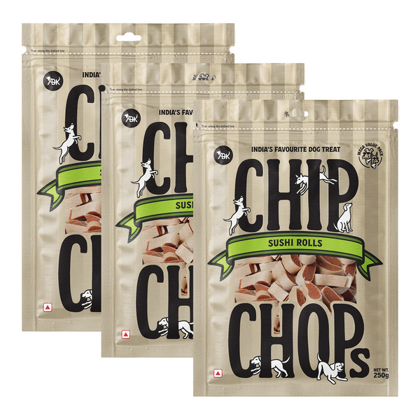 Chip Chops Sushi Rolls Dog Treats
