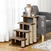 Furrlovers 4 Tier Stairs with Jute Scratching Posts and Plush Climbing Steps for Cats Cats-Toys Furrlovers Dropship
