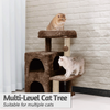 Furrlovers Activity Kitten Tree with Fur Fabric Condo and Jute Rope Post Cats-Toys Furrlovers Dropship
