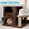 Furrlovers Activity Kitten Tree with Fur Fabric Condo and Jute Rope Post Cats-Toys Furrlovers Dropship