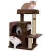Furrlovers Activity Kitten Tree with Fur Fabric Condo and Jute Rope Post Cats-Toys Furrlovers Dropship
