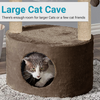 Furrlovers Dual Level Cat Bed and Scratching Post with Hammock (Brown) Cats-Toys Furrlovers Dropship