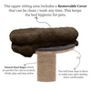 Furrlovers Fur Activity Cat Tree Scratching Post with Sisal Tower (Brown) Cats-Toys Furrlovers Dropship