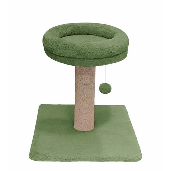 Furrlovers Fur Activity Cat Tree Scratching Post with Sisal Tower (Green)