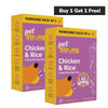 PetStrong Chicken and Rice Fresh Food for Dogs (Buy 1 Get 1 Free) Dogs-Fresh Food PetStrong 4x100g+4x100g
