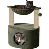 Furrlovers Dual Level Cat Bed and Scratching Post with Hammock (Green) Cats-Toys Furrlovers Dropship 26in