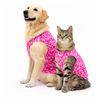 Skatrs Cotton Shirt for Dogs and Cats (Hot Pink and White) Both-Clothing & Accessories Skatrs S