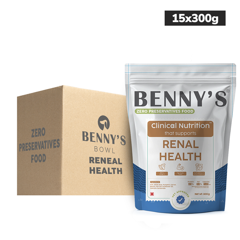 Benny's Bowl Clinical Nutrition for Renal Issues Dog Wet Food Dogs-Fresh Food Bennys Bowl 15x300g
