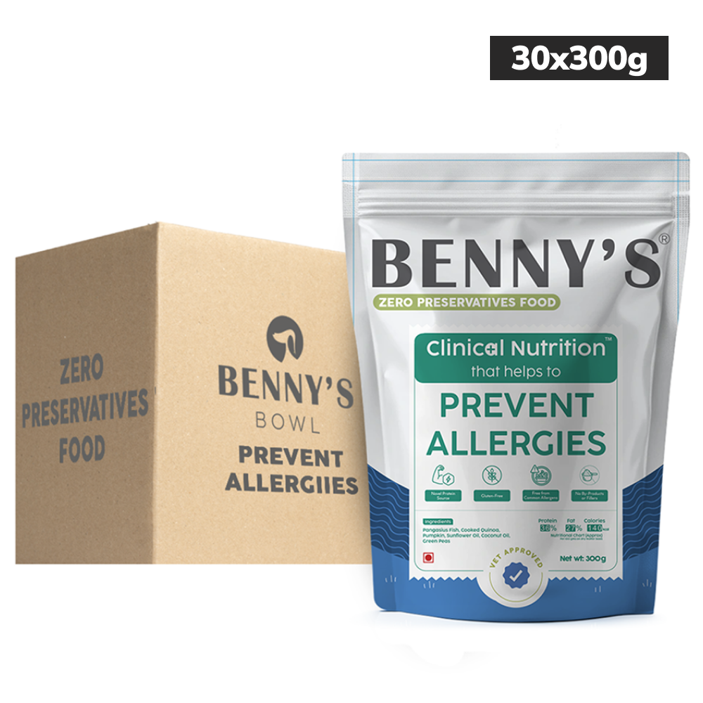 Benny's Bowl Hypoallergenic Diet to Prevent Allergies Dog Wet Food Dogs-Fresh Food Bennys Bowl 30x300g