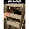 Furrlovers Fur Fabric Cat Tree with Hammocks, Condo & Jute Rope Scratching Posts (Brown) Cats-Toys Furrlovers Dropship