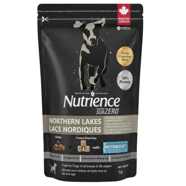 Nutrience SubZero Northern Lakes Fish and Duck Flavoured Dog Dry Food