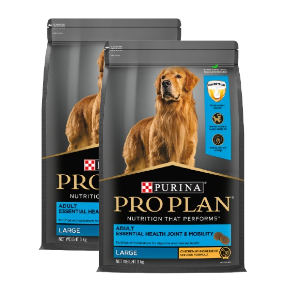Purina Pro Plan Chicken Large Breed Adult Dog Dry Food (New Improved Formula) Dogs- Dry Food Pro Plan 6kg (2x3kg)