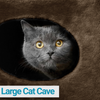 Furrlovers House with Plush Cushion for Cats (Brown) Cats-Toys Furrlovers Dropship