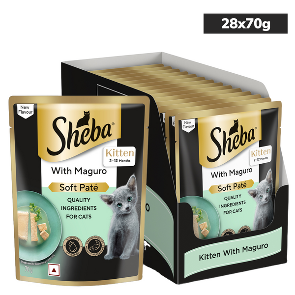 Sheba Maguro Pate Rich Premium Kitten Cat Wet Food