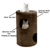 Furrlovers House with Plush Cushion for Cats (Brown) Cats-Toys Furrlovers Dropship