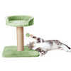Furrlovers Jute Scratching Posts with Hanging Ball Activity Tree for Cats (Green) Cats-Toys Furrlovers Dropship