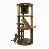 Furrlovers Multi Level Cat Tree with Condo & Jute Scratching Posts (Brown) Cats-Toys Furrlovers Dropship 52in