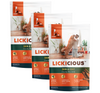Lickicious Healthy Skin and Coat Chewy Stick Dog Treats Dog Treats + Others Lickicious 3x85g