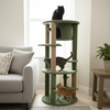 Furrlovers Multi Level Cat Tree with Condo & Jute Scratching Posts (Green) Cats-Toys Furrlovers Dropship