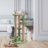 Furrlovers Multi Level Cat Tree with Scratching Posts & Platforms (Green) Cats-Toys Furrlovers Dropship