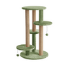 Furrlovers Multi Level Cat Tree with Scratching Posts & Platforms (Green) Cats-Toys Furrlovers Dropship 37cm