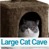 Furrlovers Multi Level Plush Cat Tree with Jute Scratching Posts & 2 Condos (Brown) Cats-Toys Furrlovers Dropship