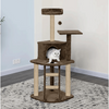 Furrlovers Multi Level Cat Tree with Plush Condo & Jute Scratching Posts (Brown) Cats-Toys Furrlovers Dropship