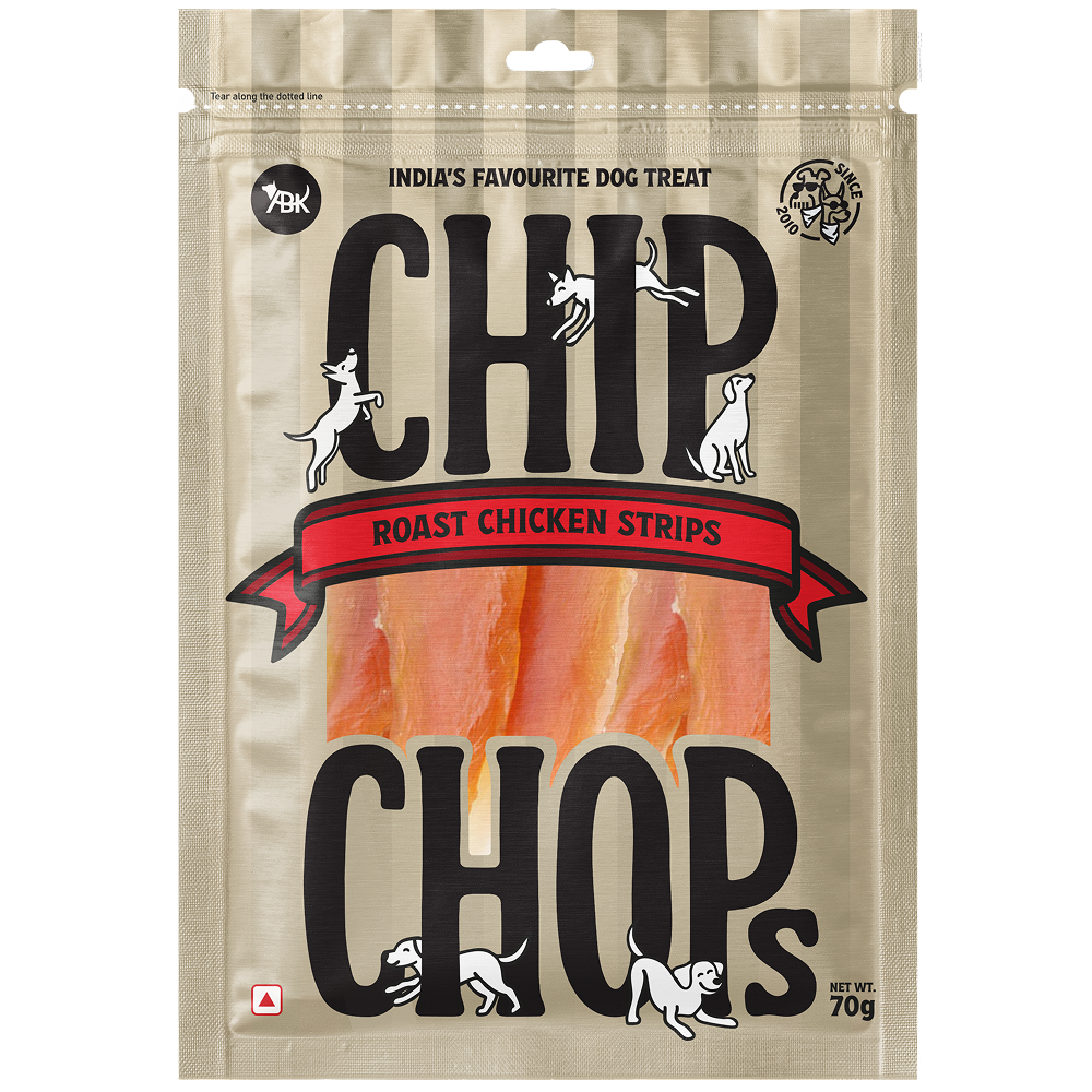 Chip Chops Roast Chicken Strips Dog Treats Dog Treats + Others Chip Chops 70g