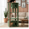 Furrlovers Large Multilevel Cat Tree Tower with Scratching Posts & Condo (Green) Cats-Toys Furrlovers Dropship