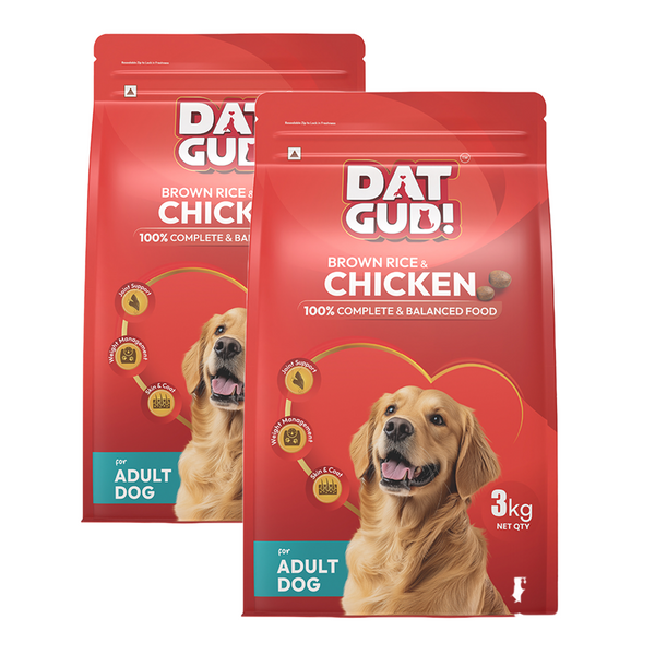 DatGud Chicken & Brown Rice Adult Dog Dry Food (Buy 1 Get 1 Free)