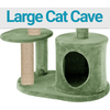 Furrlovers Multi Level Plush Cat Tree with Condo & Sisal Scratching Posts (Green) Cats-Toys Furrlovers Dropship