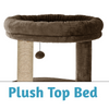 Furrlovers Multi Level Plush Cat Tree with Condo & Sisal Scratching Posts (Brown) Cats-Toys Furrlovers Dropship