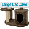 Furrlovers Multi Level Plush Cat Tree with Condo & Sisal Scratching Posts (Brown) Cats-Toys Furrlovers Dropship