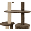 Furrlovers Multi Level Plush Cat Tree with Condo & Sisal Scratching Posts (Brown) Cats-Toys Furrlovers Dropship