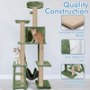 Furrlovers Multi Storey Cat Tree with Hammock, Condo & Scratching Posts (Green) Cats-Toys Furrlovers Dropship