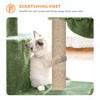 Furrlovers Multilevel Activity Tower with Plush Hammock and Perch Seats for Cats (Green) Cats-Toys Furrlovers Dropship