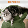 Furrlovers Multi Level Cat Tree Tower with Scratching Posts, Hammock & Condo (Green) Cats-Toys Furrlovers Dropship