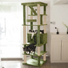 Furrlovers Multilevel Cat Tree with Condo, Ladder & Jute Rope Scratching Posts (Green) Cats-Toys Furrlovers Dropship