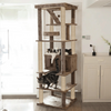 Furrlovers Multilevel Cat Tree with Condo, Ladder & Jute Rope Scratching Posts (Brown) Cats-Toys Furrlovers Dropship