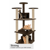 Furrlovers Multilevel Cat Tree with Condo & Jute Rope Scratching Posts (Brown) Cats-Toys Furrlovers Dropship