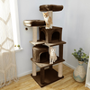 Furrlovers Multilevel Cat Tree with Condo, Perches & Jute Rope Scratching Posts (Brown) Cats-Toys Furrlovers Dropship