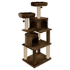 Furrlovers Multilevel Cat Tree with Condo, Perches & Jute Rope Scratching Posts (Brown) Cats-Toys Furrlovers Dropship