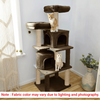 Furrlovers Multilevel Cat Tree with Condo, Perches & Jute Rope Scratching Posts (Brown) Cats-Toys Furrlovers Dropship
