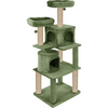 Furrlovers Multilevel Cat Tree with Condo, Perches & Jute Rope Scratching Posts (Green) Cats-Toys Furrlovers Dropship