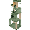 Furrlovers Multilevel Cat Tree with Condo, Perches & Jute Rope Scratching Posts (Green) Cats-Toys Furrlovers Dropship