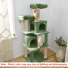 Furrlovers Multilevel Cat Tree with Condo, Perches & Jute Rope Scratching Posts (Green) Cats-Toys Furrlovers Dropship