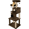 Furrlovers Multilevel Cat Tree with Condo, Perches & Jute Rope Scratching Posts (Brown) Cats-Toys Furrlovers Dropship