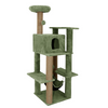 Furrlovers Multilevel Soft Fur Cat Tree with Condo, Hammock & Sisal Scratching Posts (Green) Cats-Toys Furrlovers Dropship