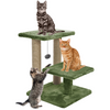 Furrlovers Multiple Level Activity Tower with Scratching Posts for Cats (Green) Cats-Toys Furrlovers Dropship 21x16x16in