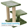 Furrlovers Multiple Level Activity Tower with Scratching Posts for Cats (Green) Cats-Toys Furrlovers Dropship